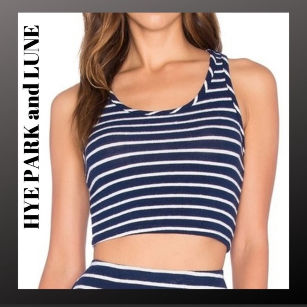 HYE PARK AND LUNE “HAILEY” CROPPED TANK TOP